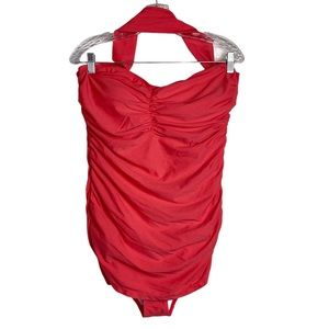 Kathlena One Piece Skirted Sheath Swimsuit Body Shaping 3X